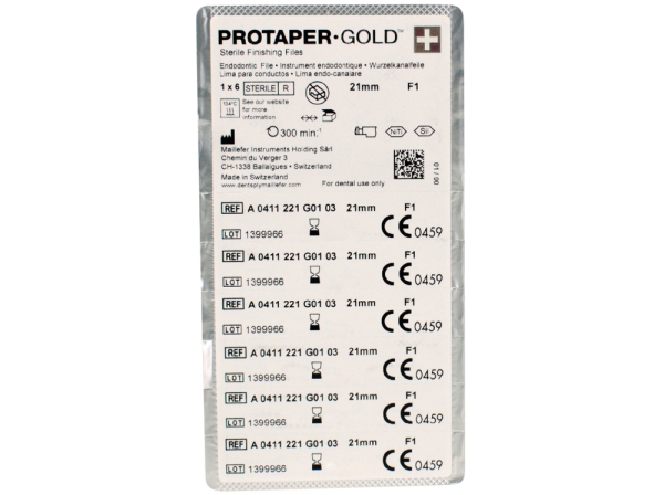 PROTAPER Gold F1 21mm   6St